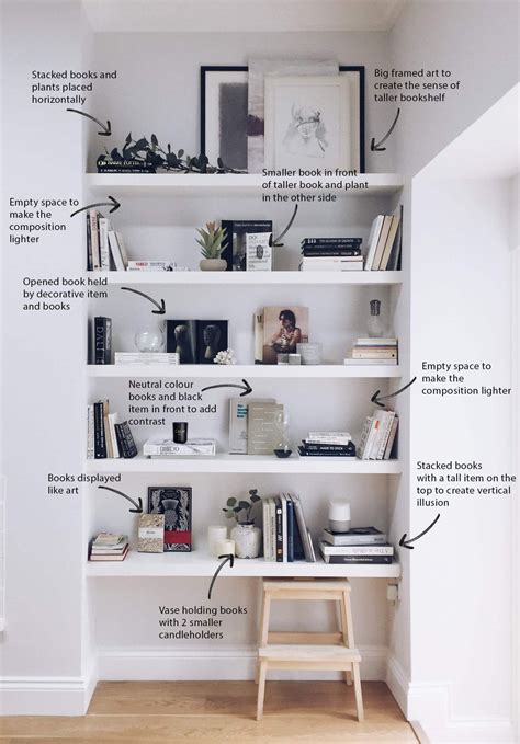 How To Decorate Shelves In A Living Room