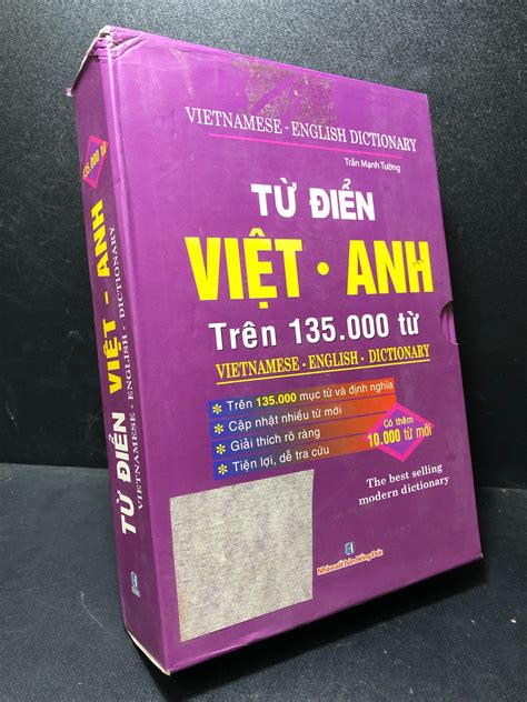 Từ điển Việt Anh Trên 135000 Từ Trần Mạnh Tường Mới 85 Bìa Cứng Hpb