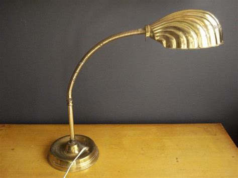 Brass Goose Lamp Vintage Brass Goose Necked Metal Lamp Etsy Metal