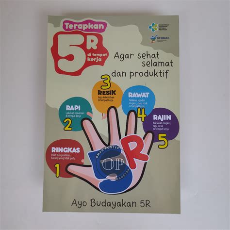 Jual Poster Budayakan 5 R Poster Budaya Kerja Harian 5r Versi Telapak Tangan Shopee Indonesia