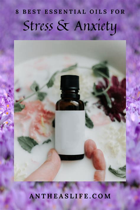 8 best essential oils for stress and anxiety