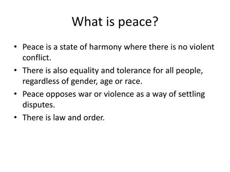 Ppt Peace Powerpoint Presentation Free Download Id2478351