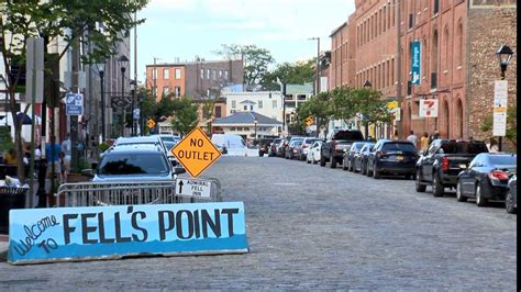 Portion Of Thames Street Being Converted To One Way In Fells Point