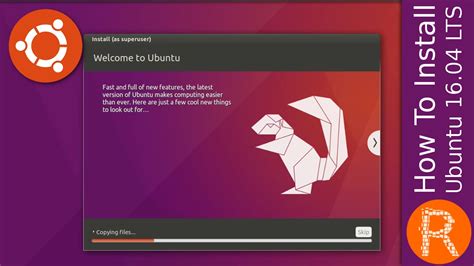 How To Install Ubuntu 1604 Lts Youtube