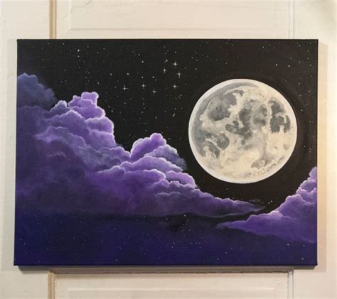 Image Result For How To Paint A Simple Moon Pintura De Arte Arte En