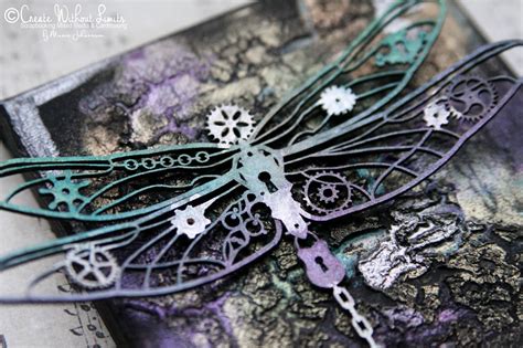 Create Without Limits Steampunk Dragonfly Scrap Fx Design Team