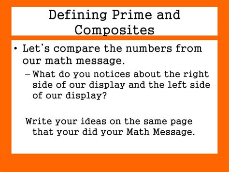 Ppt Prime And Composite Numbers Powerpoint Presentation Free Download