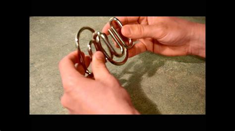Double M Metal Ring Puzzle Solution Youtube