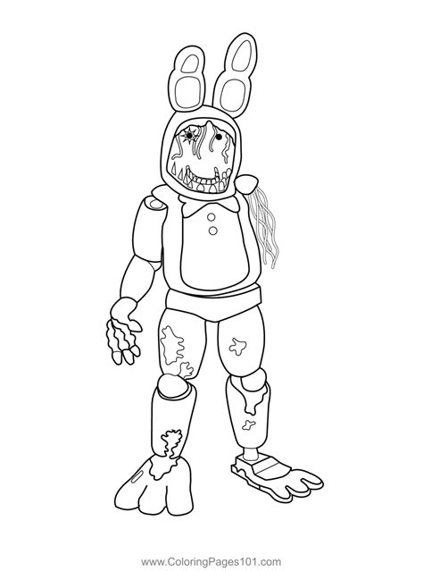 The Best 9 Fnaf Coloring Pages Toy Bonnie Full Body Beorwargapp