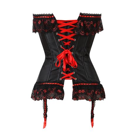 carnival satin bowknot lace corset queerks™