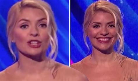 Holly Willoughby Baffles Dancing On Ice Viewers With Nude Dress Tv And Radio Showbiz And Tv