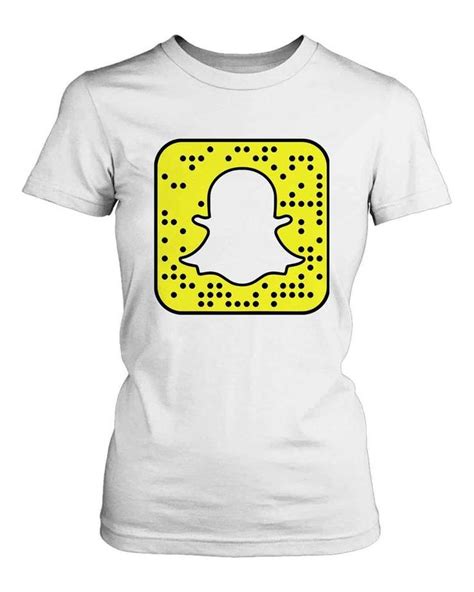 Snapchat Logo Snap Chat Womens T Shirt Nuu Shirtz Snapchat Logo