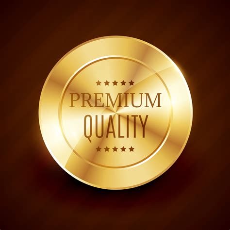 Premium Quality Golden Button Vector Design 219700 Vector Art At Vecteezy