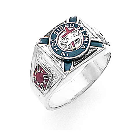 Sterling Silver Knights Templar Ring Glc686ktss Joy Jewelers
