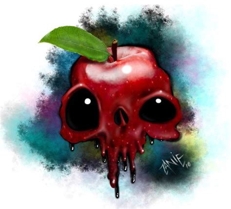 Apple Skull Arte Del Cráneo Wallpaper Kawaii Ilustraciones
