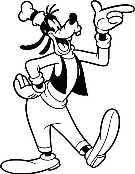 Goofy Para Colorear Pateta Para Colorir E Imprimir Muito Facil Porn