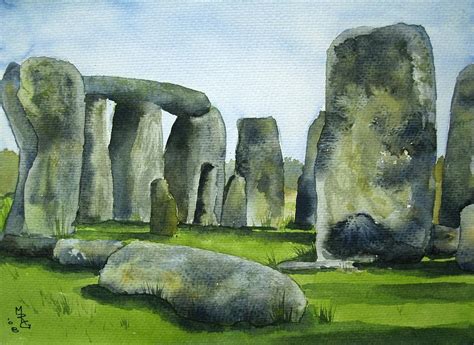 Stonehenge Painting By Martin Girolami Fine Art America