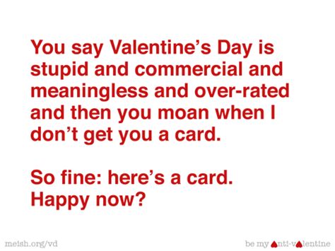 sarcastic valentines day quotes quotesgram