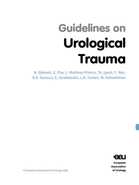 Urological Trauma Pdf Pdf Evidence Based Medicine Medical Ultrasound