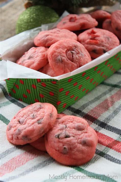 Maraschino Cherry Cookies Mostly Homemade Mom