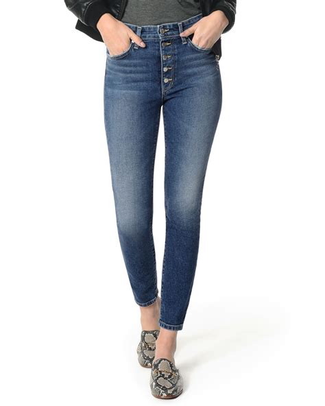 Joe S Jeans The Charlie Ankle Skinny Jeans With Button Fly Neiman Marcus