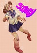 ArtStation - Stacy: Attack of the Schoolgirl Zombies