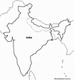 printable blank map of ancient india - Google Search | Educational ...