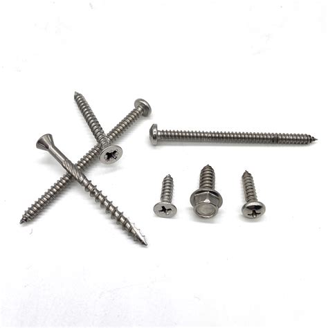 Wood Stainless Steel 304 316 Roofing Countersunk Decking Self Tapping