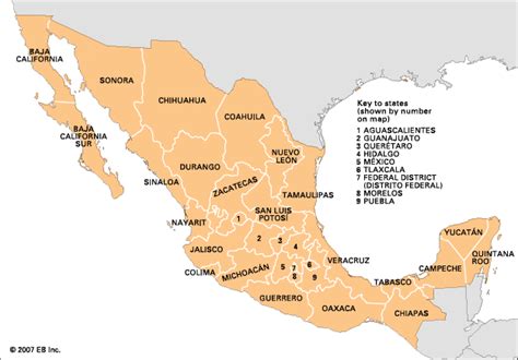 Mexican States Students Britannica Kids Homework Help