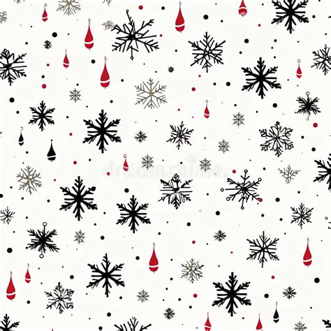 Christmas Seamless Pattern Wrapping Paper Stock Illustration