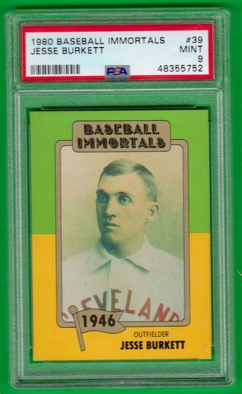Jesse Burkett 39 Prices 1980 Baseball Immortals Baseball Cards