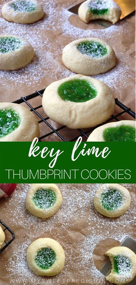 This Key Lime Thumbprint Cookie Recipe Is Delicious And Refreshing It