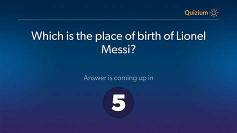 which is the place of birth of lionel messi lionel messi quiz youtube