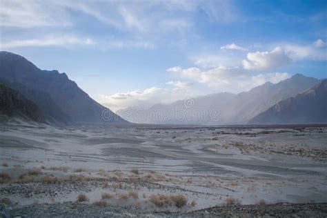 Sand Dunes Barren Cold Desert Ladakh High Altitude Stock Image Image