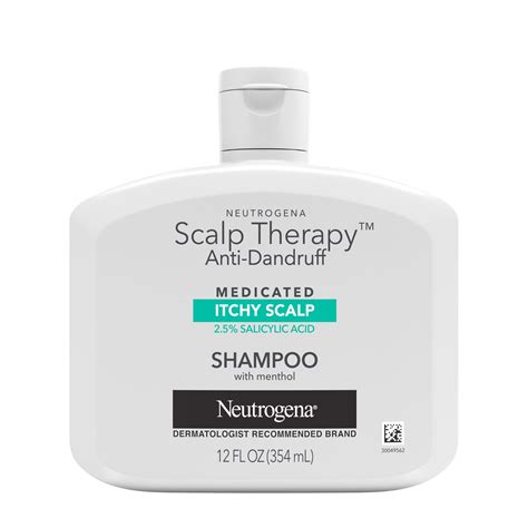 Neutrogena Scalp Therapy Anti Dandruff Itchy Scalp Shampoo 12 Fl Oz