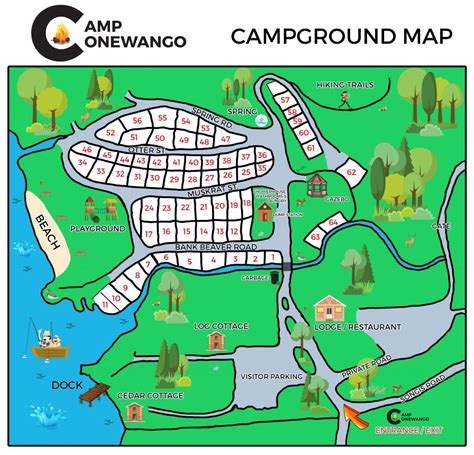 Campgroundmap Camp Conewango