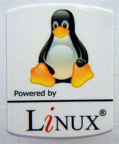 Powered By Linux Sticker 19 X 24mm 475 Automotive