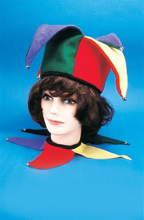 Star Power Renaissance Court Jester Set Collar And Costume Hat One Size