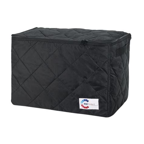 Refrigiwear Black Nylon 2 Tub Insulated Food Delivery Bag 11l X 21w