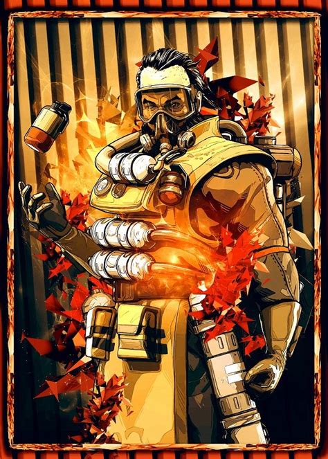 Apex Legends Character Portraits Caustic Displate Artwork By Artist