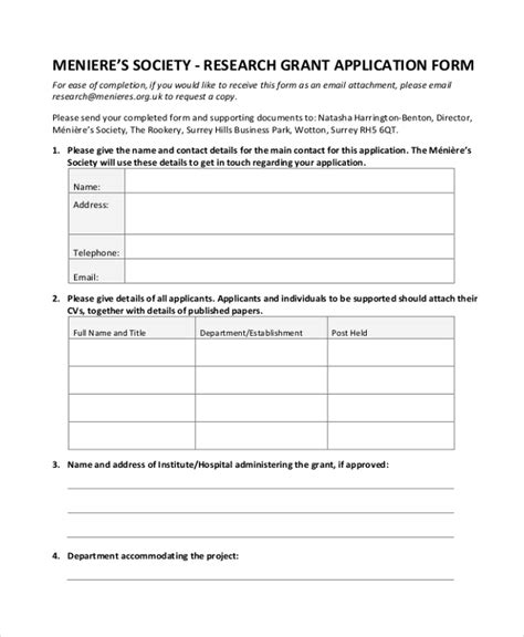 A grant application is commonly done by filling out an application form or by writing a grant letter to a prospective grantor. FREE 10+ Sample Grant Application Forms in PDF | Excel ...