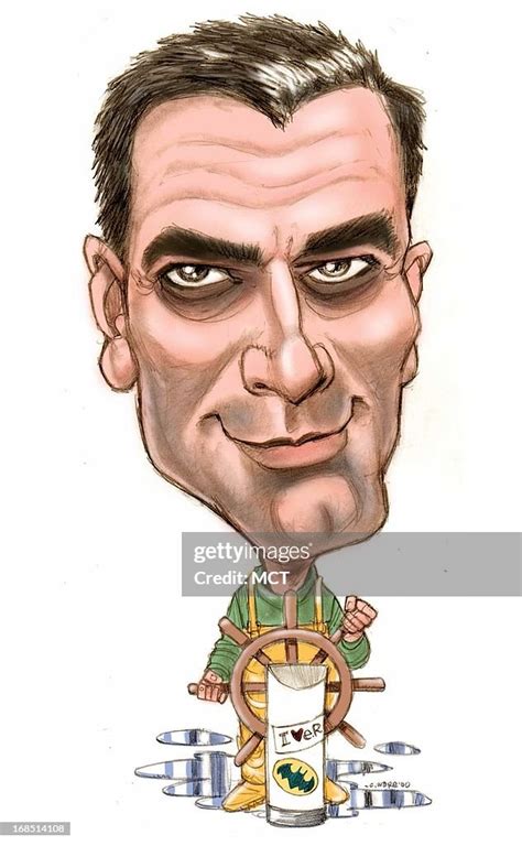 chris ware color caricature of actor george clooney news photo getty images