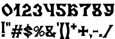 Mb Slavonic Minsk Font