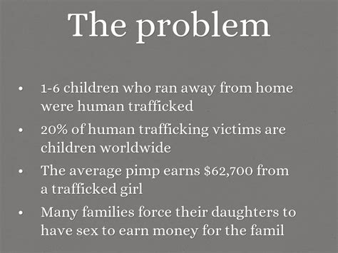 The Effects Of Human Trafficking By Alexdicola