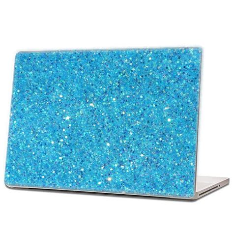 Iridescent Blue Glitter Laptop Skin Hex 015 By Iridescentbeauty