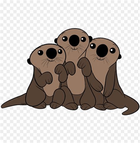 Sea Otter Cartoon Images Cartoon Otter Cute Sea Vexels Set Ai Bodegawasuon