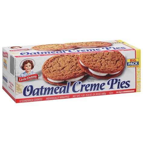 Little Debbie Oatmeal Creme Pies Big Pack Shop Snacks And Candy At H E B