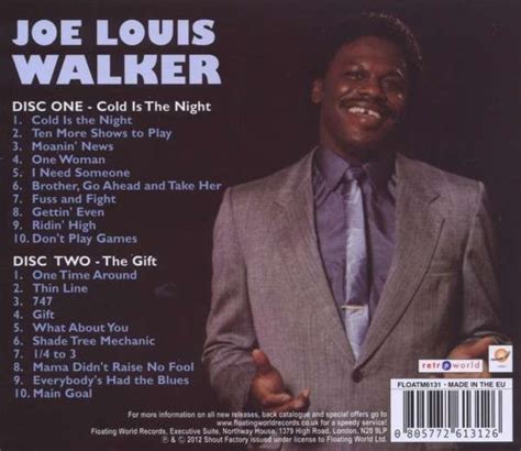 Joe Louis Walker Cold Is The Night The T 2 Cds Jpc