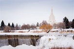 Idaho Falls Temple in Winter - Etsy