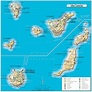 Destinos: Mapa de las Islas Canarias